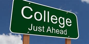 College Ahead Road Sign